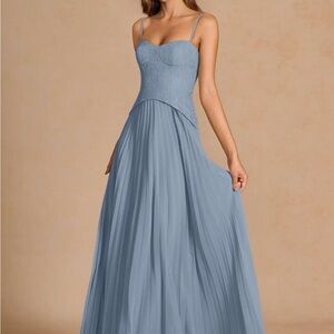 Azazie Blue Formal Dress